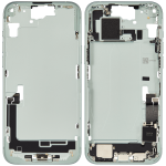 Apple iPhone 15 Plus Middle Frame with Small Parts - Green Pulled B