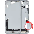 Apple iPhone 15 Plus Middle Frame with Small Parts - Blue Pulled A