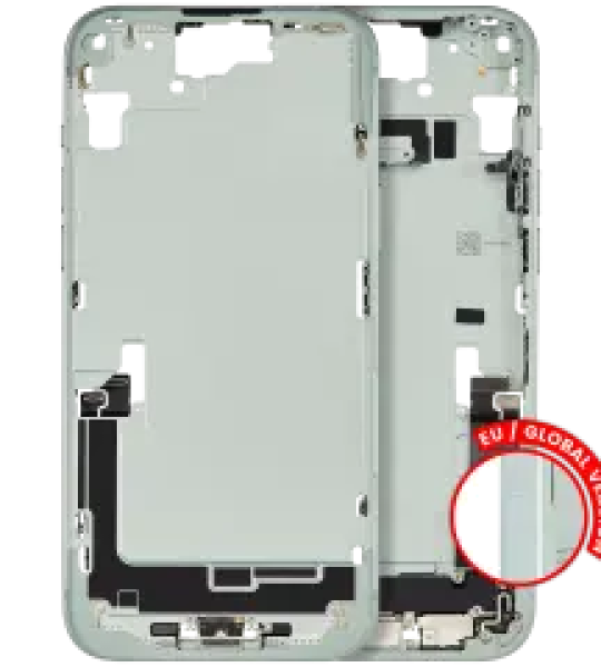 Apple iPhone 15 Plus Middle Frame with Small Parts - Green Pulled A