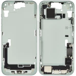 Apple iPhone 15 Plus Middle Frame with Small Parts - Green Pulled A
