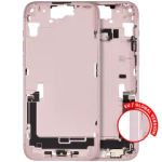 Apple iPhone 15 Plus Middle Frame with Small Parts - Pink Pulled A
