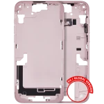 Apple iPhone 15 Plus Middle Frame with Small Parts (No Charger Flex) - Pink Pulled C