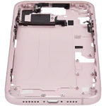 Apple iPhone 15 Plus Middle Frame with Small Parts (No Charger Flex) - Pink Pulled C