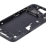 Apple iPhone 15 Plus Middle Frame with Small Parts (No Charger Flex) - Black Pulled C
