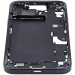 Apple iPhone 15 Plus Middle Frame with Small Parts (No Charger Flex) - Black Pulled C