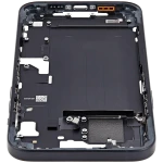 Apple iPhone 15 Plus Middle Frame with Small Parts (No Charger Flex) - Black Pulled C