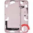 Apple iPhone 15 Plus Middle Frame with Small Parts (No Charger Flex) - Pink Pulled B