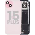 Apple iPhone 15 Plus Back Cover with Magnet Bazel incl NFC and Flash Flex - Pink Pulled A