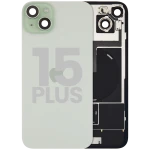 Apple iPhone 15 Plus Back Cover with Magnet Bazel incl NFC and Flash Flex - Green Pulled A