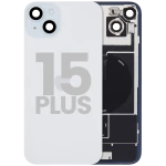 Apple iPhone 15 Plus Back Cover with Magnet Bazel incl NFC and Flash Flex - Blue Pulled B