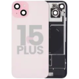 Apple iPhone 15 Plus Back Cover with Magnet Bazel incl NFC and Flash Flex - Pink Pulled B