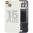 Apple iPhone 15 Plus Back Cover with Magnet Bazel incl NFC and Flash Flex - Yellow Pulled C