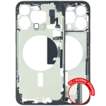 Apple iPhone 15 Pro Max Middle Frame with Small Parts - Black Titanium Pulled B