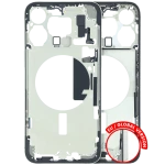 Apple iPhone 15 Pro Max Middle Frame with Small Parts (No Charger Flex) - Natural Titanium Pulled C