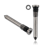 Apple iPhone 15 Pro / 15 Pro Max Bottom Screw Set (100 Pack) - Natural Titanium