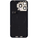 Apple iPhone 15 Pro Max Back Cover with Magnet Bazel incl NFC and Flash Flex - Natural Titanium Pulled A