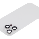 Apple iPhone 15 Pro Max Back Cover with Magnet Bazel incl NFC and Flash Flex - White Titanium Pulled A