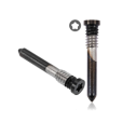 Apple iPhone 15 Series Bottom Screw Set (100 Pack) - Black Titanium