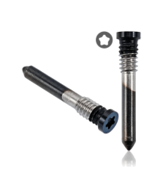 Apple iPhone 15 Pro / 15 Pro Max Bottom Screw Set (100 Pack) - Blue Titanium