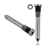 Apple iPhone 15 Pro / 15 Pro Max Bottom Screw Set (100 Pack) - Natural Titanium