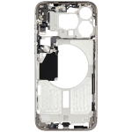 Apple iPhone 15 Pro Max Middle Frame with Small Parts (No Charger Flex) - Natural Titanium Pulled A