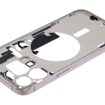 Apple iPhone 15 Pro Max Middle Frame with Small Parts (No Charger Flex) - Natural Titanium Pulled A