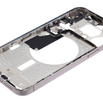 Apple iPhone 15 Pro Max Middle Frame with Small Parts (No Charger Flex) - Natural Titanium Pulled A