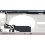 Apple iPhone 15 Pro Max Middle Frame with Small Parts (No Charger Flex) - Natural Titanium Pulled A