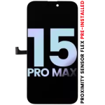 Apple iPhone 15 Pro Max Display with Sensor Flex Service Pack