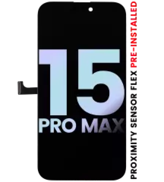 Apple iPhone 15 Pro Max Display with Sensor Flex Service Pack