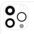 Apple iPhone 15 Pro Max Back Camera Lens 3 Piece Set (10 Pack) OEM-Equivalent