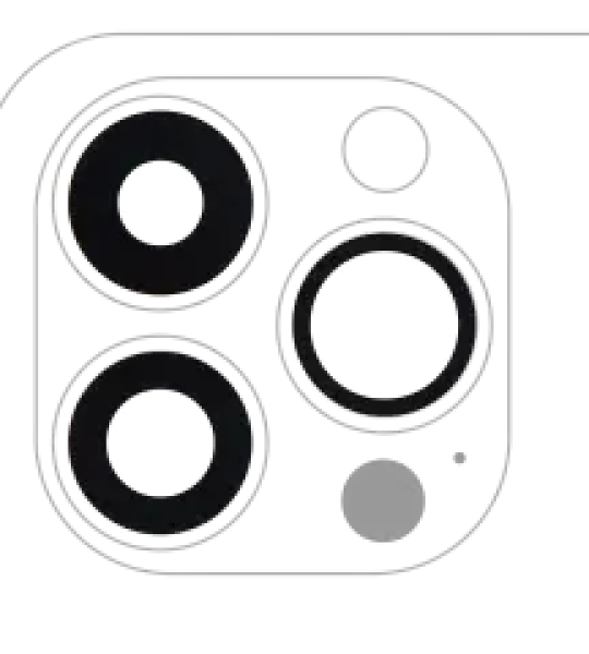 Apple iPhone 15 Pro Max Back Camera Lens 3 Piece Set (10 Pack) OEM-Equivalent