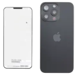 Apple iPhone 15 Pro Max Back Cover with Magnet Bazel incl NFC and Flash Flex - Black Titanium Service Pack
