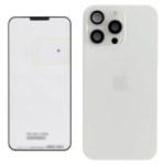 Apple iPhone 15 Pro Max Back Cover with Magnet Bazel incl NFC and Flash Flex - White Titanium Service Pack
