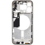 Apple iPhone 15 Pro Max Middle Frame with Small Parts (No Charger Flex) - Natural Titanium Pulled B