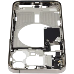 Apple iPhone 15 Pro Max Middle Frame with Small Parts (No Charger Flex) - Natural Titanium Pulled B