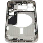 Apple iPhone 15 Pro Max Middle Frame with Small Parts (No Charger Flex) - Natural Titanium Pulled B
