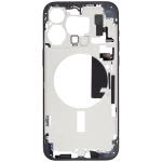 Apple iPhone 15 Pro Max Middle Frame with Small Parts (No Charger Flex) - Blue Titanium Pulled C
