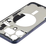 Apple iPhone 15 Pro Max Middle Frame with Small Parts (No Charger Flex) - Blue Titanium Pulled C