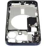 Apple iPhone 15 Pro Max Middle Frame with Small Parts (No Charger Flex) - Blue Titanium Pulled C