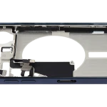 Apple iPhone 15 Pro Max Middle Frame with Small Parts (No Charger Flex) - Blue Titanium Pulled C
