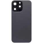 Apple iPhone 15 Pro Max Back Cover with Magnet Bazel incl NFC and Flash Flex - Black Titanium Pulled B