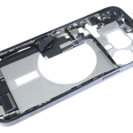 Apple iPhone 15 Pro Max Middle Frame with Small Parts - Blue Titanium Pulled A