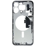 Apple iPhone 15 Pro Max Middle Frame with Small Parts - White Titanium Pulled C