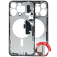 Apple iPhone 15 Pro Max Middle Frame with Small Parts - White Titanium Pulled C