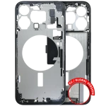 Apple iPhone 15 Pro Max Middle Frame with Small Parts - Blue Titanium Pulled C