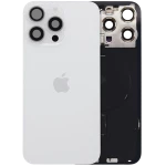 Apple iPhone 15 Pro Max Back Cover with Magnet Bazel incl NFC and Flash Flex - White Titanium Service Pack
