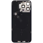 Apple iPhone 15 Pro Max Back Cover with Magnet Bazel incl NFC and Flash Flex - White Titanium Service Pack