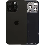 Apple iPhone 15 Pro Max Back Cover with Magnet Bazel incl NFC and Flash Flex - Black Titanium Service Pack