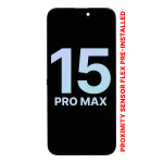 Apple iPhone 15 Pro Max Display with Sensor Flex Service Pack